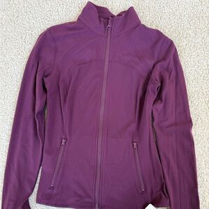 Elegant Women's Utility Jacket in Rich Purple